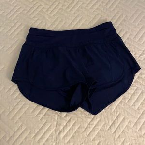 Lululemon navy blue speed shorts